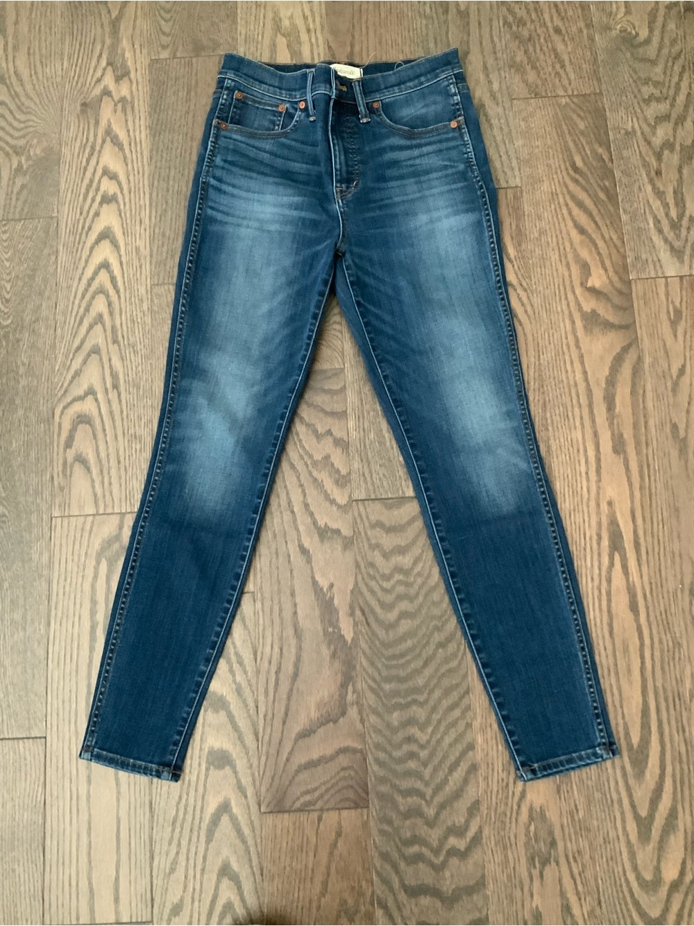 Madewell High-Rise Blue Skinny Jeans - Women